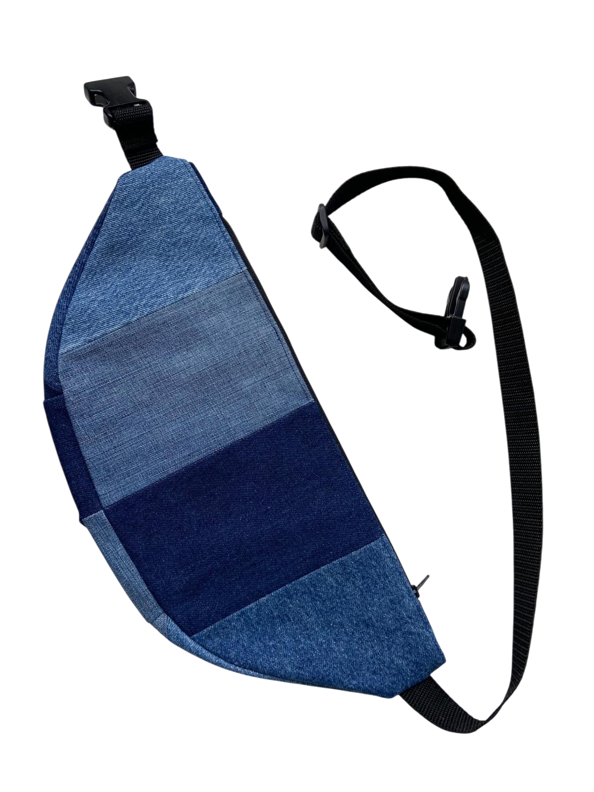 Upcycled Denim Crossbody Bag (Sling/Bum Bag) - Image 3