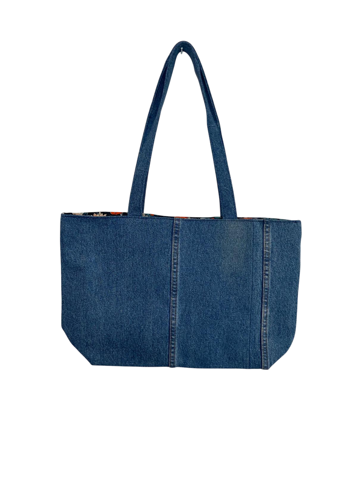 Upcycled Denim Shoulder Bag / Tote - Image 4